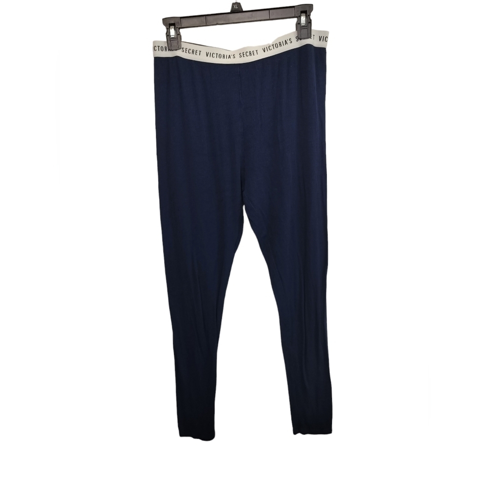 2567) Victoria's Secret Navy Legging Size Large